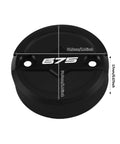 675 Series Motorcycle Brake Fluid Reservoir Cap And Front Master Cylinder Cover Anti Leak CNC Aluminum Black Finish