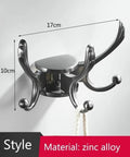 Rock Solid Stainless Steel Robe Hook With A Slick Seamless Finish Wall Mounted Coat Hanger For Bathroom Kitchen And Bedroom, zinc alloy with hooks.