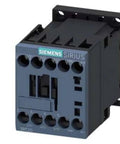 Front view of 3RT20161BB41 AC-3 Contactor 4kW at 400V, 3-Pole, 24V DC Coil, 1NO And 2NC Auxiliary Contacts, Size S00, screw terminals