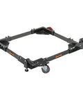 Beefy Heavy Duty Industrial Mobile Base With Adjustable Size from 19 by 21 Inches to 29 Point 5 by 29 Point 5 Inches with caster wheels