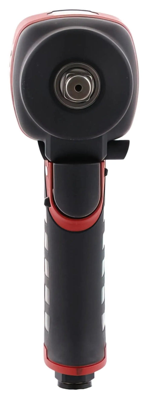 Half Inch Air Impact Wrench With Aluminum Body And Steel Front Cover Delivers 450 Foot Pounds Of Torque 610 Newton Meters 9000 RPM