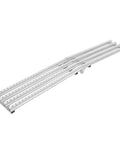 Collapsible Conveyor Roller Table Foldable Unpowered Belt System With Four Wheel Rows, Light Duty Conveyor for easy transport