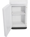 Storage cabinet of Top Loading Hot And Cold Water Dispenser Floor Stand Water Cooler For 5 Gallon Bottles with open door view