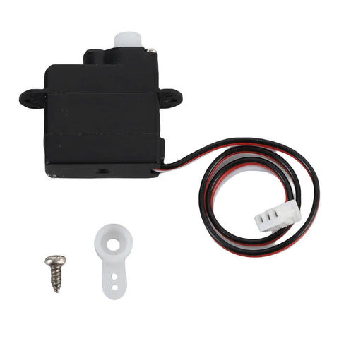 Sweet Throttle High Output RC Motor Servo For K170 Steering Gear Replacement tight cornering, with wire and accessories visible.