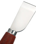 Skiving knife from Six Piece Leather Edge Tool Kit With Four Graded Edge Bevelers 0.8mm 1.0mm 1.2mm 1.5mm One Skiving Knife And A Burnisher