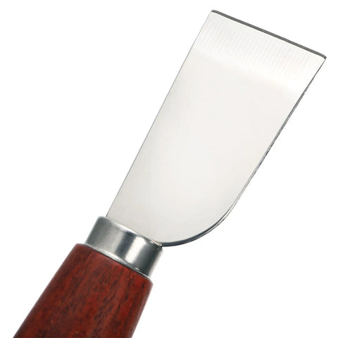 Skiving knife from Six Piece Leather Edge Tool Kit With Four Graded Edge Bevelers 0.8mm 1.0mm 1.2mm 1.5mm One Skiving Knife And A Burnisher
