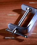 Kyien stainless steel C-clamp on a wooden surface for woodworking and automotive repair