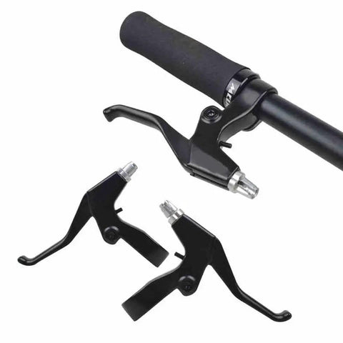 Four Finger Aluminum Brake Levers Set 2 Pack For Mountain Road BMX Bikes 22mm Diameter 2.2cm Lightweight Durable V Brake Cantilever Compatible