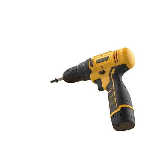Rugged 12V Cordless Electric Drill Featuring a Long Lasting Lithium Battery and Dual Gear Speeds to Crank Out 30Nm of Torque for Tough DIY Projects and Precision Screwdriving Jobs, side view
