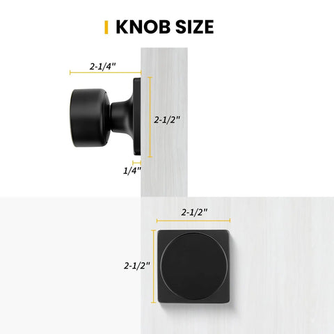 Matte Black Dummy Door Knobs 3 Pack Non Turning Pull Handles For Closet Pantry And French Doors No Function Door Pulls Built To Last Metal Hardware Durable, 2-1/2 in