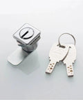 Square Cam Lock With Two Keys For Mailbox, School Locker, Office Drawer, Cabinet And Safe Built To Last Zinc Alloy Workhorse Security