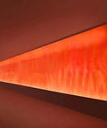 Level Up Your Yard With These Dynamic Color Shifting Led Wall Washer Lights Featuring Smooth Dimmable Rgbw Flow And Rugged Multi Head Setup For Next Level Patio And Night Life Vibes, glowing orange wall installation.