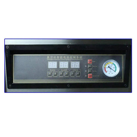 Control panel of Pro Grade Digital Vacuum Sealing Machine For Easy Food Storage And Freshness, Desktop Chamber Sealer DZ-260C.