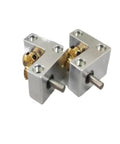 90 Degree Right Angle Bevel Gearbox With 1 To 1 Spiral Bevel Reducer, compact design, 4mm output shaft diameter