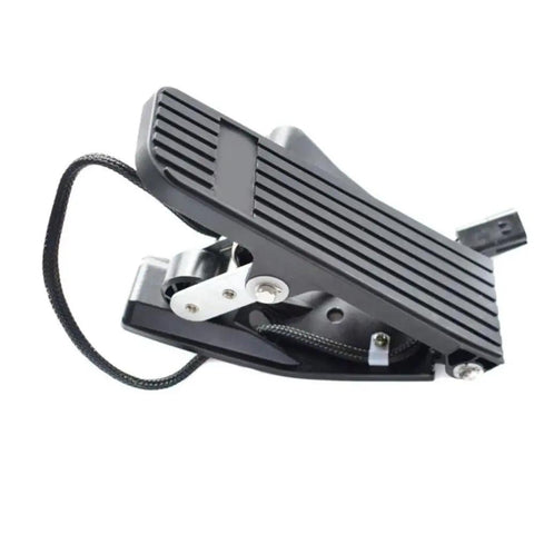 Electronic Foot Pedal Throttle And 0-5V Brake Accelerator For Electric Cars And Carts Built Tough With Hall Effect Sensor and slip resistant rubber tread.