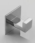 Square Coat Hook Set 2 Pack Stainless Steel Wall Mounted Self Adhesive No Drilling Towel And Robe Hooks Mirror Polished Finish