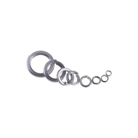 Spring Lock Washer Set 600 Pcs 304 Stainless Steel Assortment Kit Includes M2 M2.5 M3 M4 M5 M6 M8 M10, assorted sizes