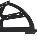 Two Layer Shoe Cabinet Hinges Set Black Steel Flip Plate Frames Replacement Hardware With Installation Accessories