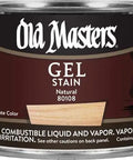 Top Shelf Natural Gel Stain For Difficult Fiberglass Doors And Plastic Trim Fast Drying Pro Grade Multipurpose Formula in a one pint container.