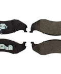 Centric Posi-Quiet ceramic front brake pads with shims, four-pad set for Jeep