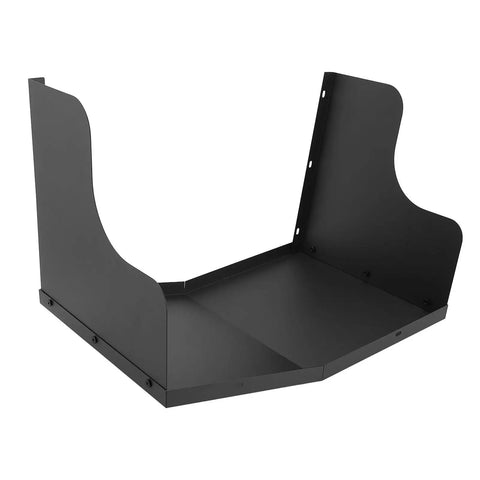 Heavy Duty Steel EV Charger Roof Cover Universal Wall Mount Awning for Standard Charging Stations, black, durable design.