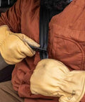 Person using Pocket Size Seatbelt Cutter Escape Tool With Lanyard Hole And Glass Breaker One Hand Deployment 420HC Steel Hook Knife