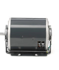D143 48Y Frame Open Drip Proof Beefy Belt Drive Motor For Tough Job Sites, One Third Horsepower, 1725 RPM, 115 VAC, side view with shaft