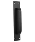 Black Exterior Door Handle Heavy Duty Barn Door Pull With Surface Mount Holes Universal Fit For Sliding Doors Rustic Garden Gate Balcony Exterior Closets And Fence Gate Hardware