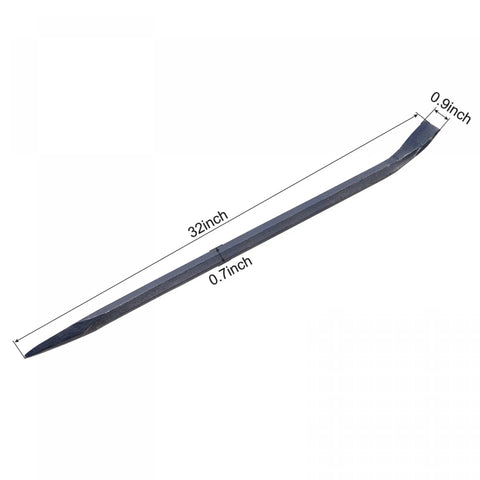 Hexagonal Connecting Bar Sleever Bar 32 Inch Steel Crowbar For Prying And Aligning With Chisel End Heavy Duty Prying Tool