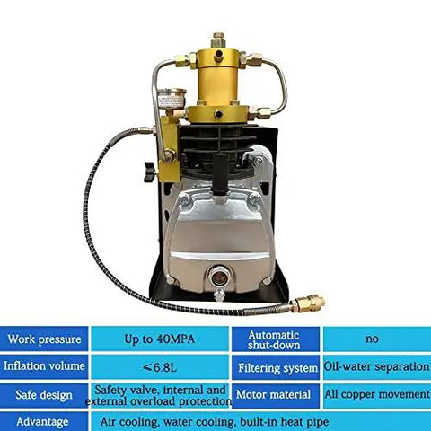 Heavy Duty Electric Submersible Pump Runs Slick And Knocks It Out At 4500 Psi High Pressure for Dive Tank Refilling.