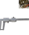 Upgraded 0-60mm Verniers Calipers Not-Digital Steel for Brake Disks Measuring Tool Easy Carry Measurer Verniers Calipers Digital close-up.