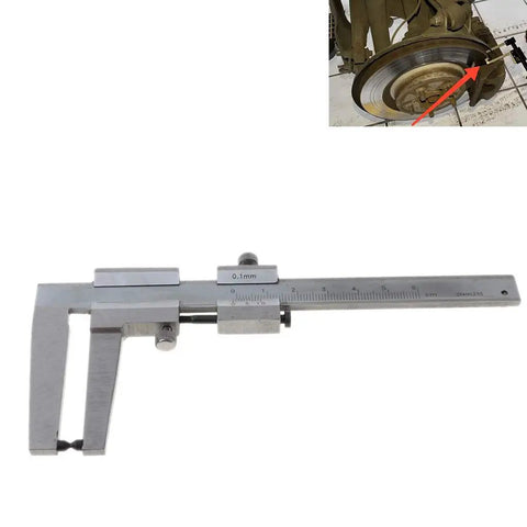 Upgraded 0-60mm Verniers Calipers Not-Digital Steel for Brake Disks Measuring Tool Easy Carry Measurer Verniers Calipers Digital close-up.