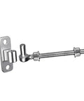 No Weld Easy Install Stainless Steel Gate Hinge For Farm Fence, Heavy Duty Eye Hinge Plate, 8 Inch, Rust Resistant 304 Steel