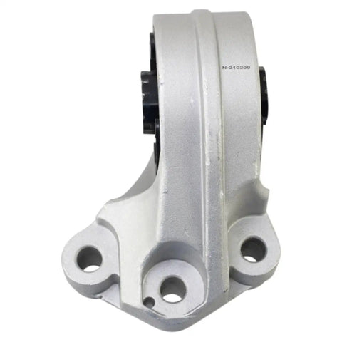 Heavy Duty Rear Driver Side Mount Assembly For Chevy Equinox Terrain Captiva 2010 To 2017, silver steel construction, side view.