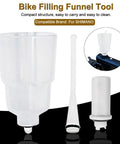Bike Oil Funnel Tool Disc Brake Bleed Kit For Mountain Bikes Mineral Oil Ready Hydraulic Brakes Leakproof plastic funnel