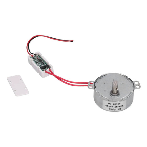 DC Brushless Micro Reduction Synchronous Motor For Home Appliances 5 RPM 24V Quiet High Torque Electric Motor with wires and components