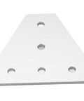 Beefy Heavy Duty Flat Tie Plate Aluminum Alloy L Shaped Bracket Set For Industrial Repairs And Mending Delivers Strong Compression Resistance
