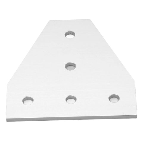Beefy Heavy Duty Flat Tie Plate Aluminum Alloy L Shaped Bracket Set For Industrial Repairs And Mending Delivers Strong Compression Resistance