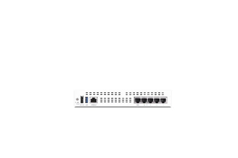 Back view of the Top Shelf Network Security Appliance With Straight Up FortiGuard Enterprise Protection and FortiCare Premium Support.