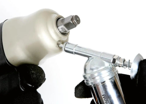 Slick Compact Mini Grease Gun For Tight Spaces With One Push Dispense Ideal For Automotive, lubricating machinery part.