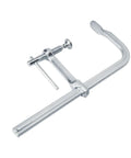 Heavy Duty Large Steel Ratcheting F Clamp For Welding Woodworking Metal Fabrication, 300x120mm, durable alloy steel material.