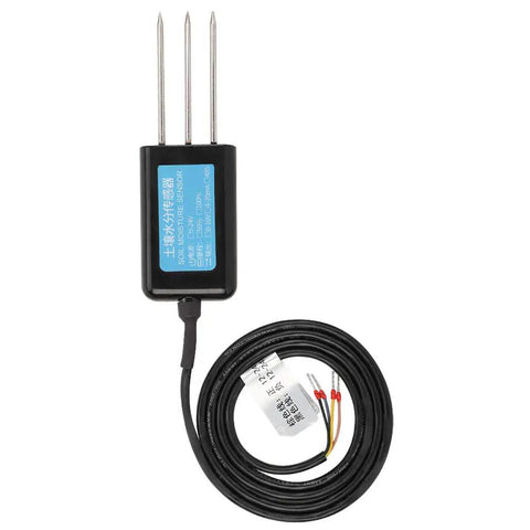 Capacitive Soil Moisture Sensor With 0-10V Output Waterproof Probe for Greenhouse And Indoor Plant Nerds, three-wire system