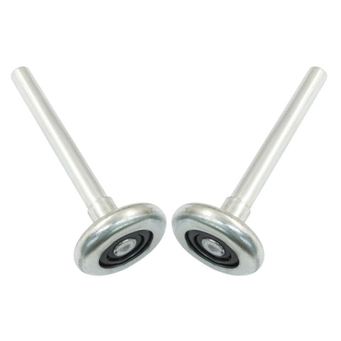 Two Pack 1.8 Inch Steel Garage Door Rollers For 2 Inch Tracks, Heavy Duty Roller Wheels With Precision Bearings