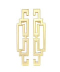 Gold zinc alloy drawer pulls 4.2 inch long cabinet handles with 64mm center to center mounting holes pack of 2 screws included for furniture