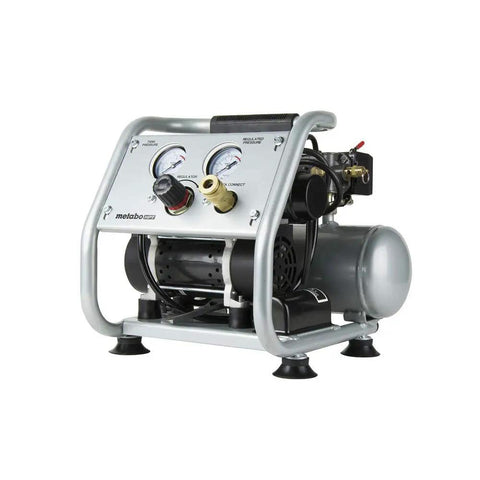 Ultra Quiet 1 Gallon Oil Free Portable Air Compressor With 59 dB Operation Universal Quick Coupler With Compact Lightweight Design
