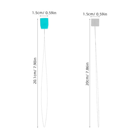 Long Needle Threaders Set Of 20 Pieces For Quick Threading In Sewing And Embroidery, Durable 7.9 Inch Stainless Steel Tools For DIY Projects, Easy Grip And Speedy Crafting, 7.9-inch threader size