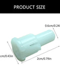Product size of Set Of 10 AC Knob Shaft Replacement Parts Made With ABS For Easy Install And Smooth Air Conditioning Control