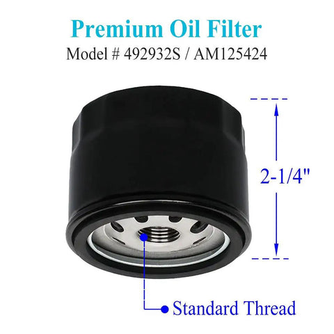 Premium Oil Filter Model 492932S AM125424