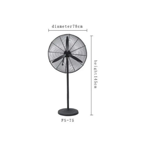Heavy Duty Industrial Oscillating Tower Fan With Three Speed Big Time Airflow And One Click Auto Swinging Head Built Like A Tank For Workshop Shifts And Backyard Hangouts In Matte Black, 145cm tall, 78cm diameter.