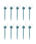 Set It And Forget It Plant Irrigation Timers For Auto Watering In Your Garden Home Dorm Greenhouse 10 Pack Convenient Timed Watering System Keeps Plants Hydrated While Youre Away, 10 teal plastic stakes